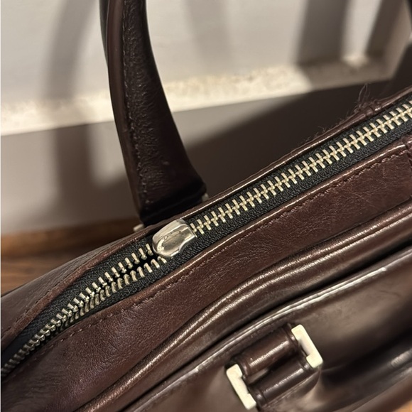 Jack Spade Brown Leather Men's briefcase - Picture 2 of 3